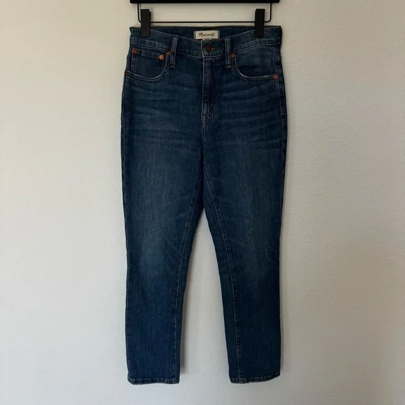Madewell The High-Rise Slim Boyjean in Barksdale Wash Size 25 - Picture 3 of 7